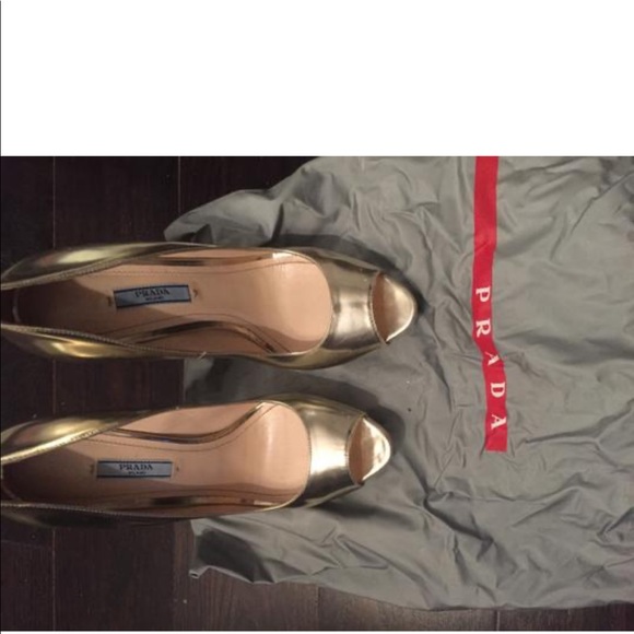 Prada silver platform heels, size 40 - Picture 5 of 5